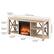 Alt View Zoom 11. Camden&Wells - Sawyer Log Fireplace TV Stand for TVs Up to 65" - White Oak.