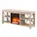 Alt View Zoom 13. Camden&Wells - Sawyer Log Fireplace TV Stand for TVs Up to 65" - White Oak.