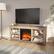 Alt View 15. Camden&Wells - Sawyer Log Fireplace TV Stand for TVs Up to 65" - White Oak.