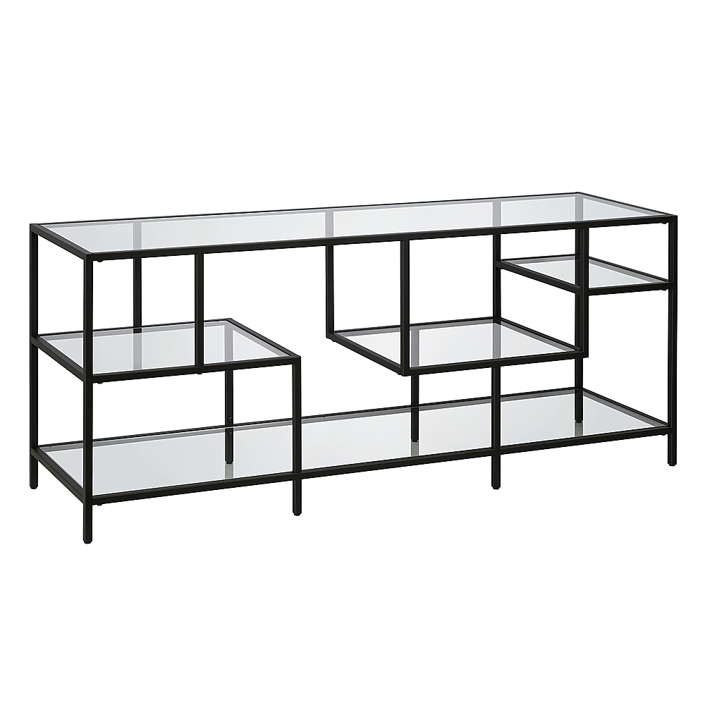 Angle View: Camden&Wells - Deveraux TV Stand for TVs Up to 65" - Blackened Bronze/Glass