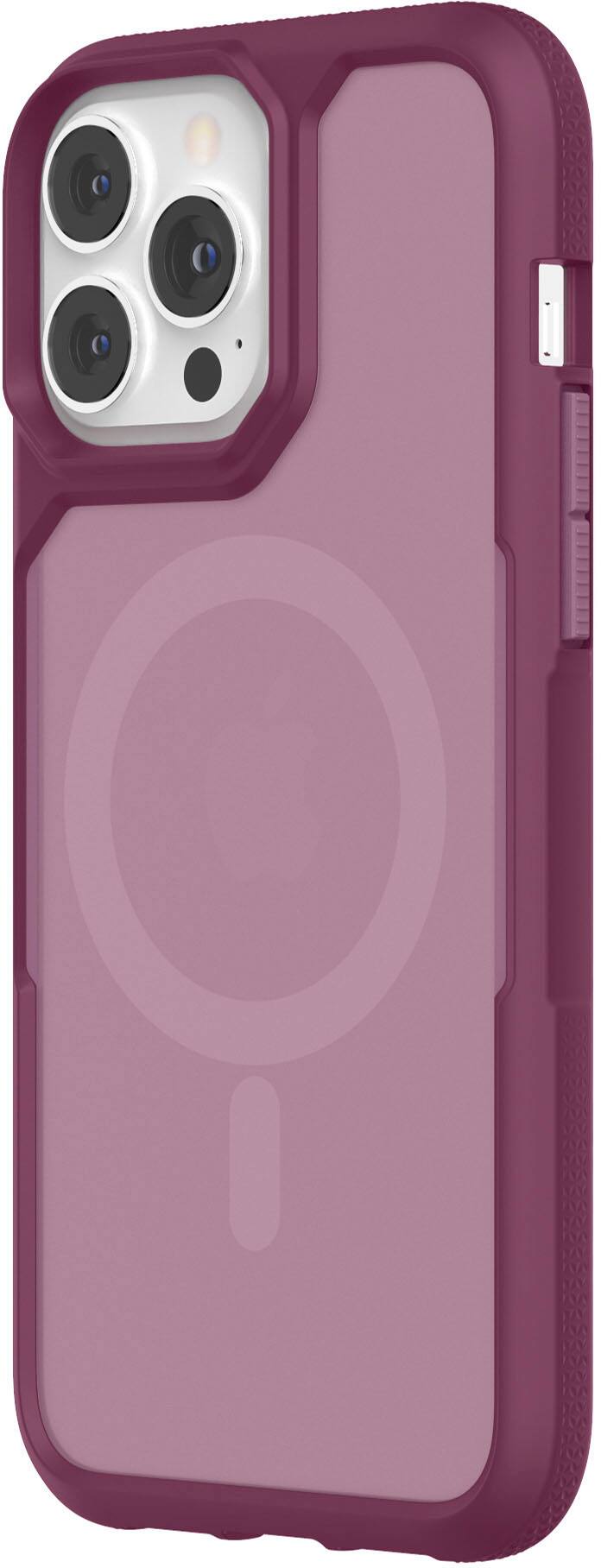 Angle View: Survivor - Endurance MagSafe Case for iPhone 13 Pro Max - Plum