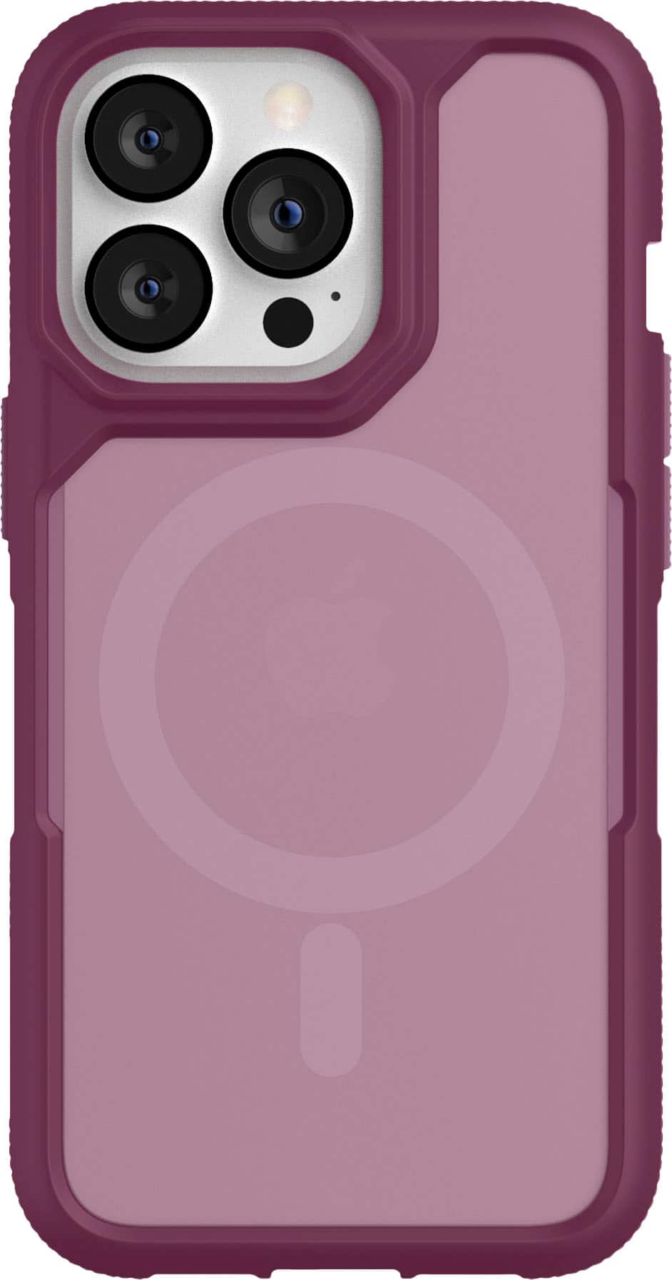 Angle View: Survivor - Endurance MagSafe Case for iPhone 13 Pro - Plum