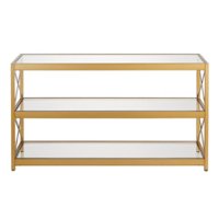Camden&Wells - Hutton TV Stand for TVs Up to 50" - Brass - Front_Zoom