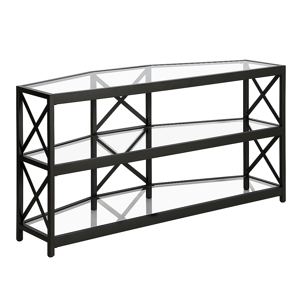 Angle View: Camden&Wells - Celine TV Stand for TVs Up to 55" - Blackened Bronze/Glass