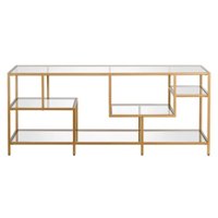 Camden&Wells - Deveraux TV Stand for TVs Up to 65" - Brass/Glass - Front_Zoom