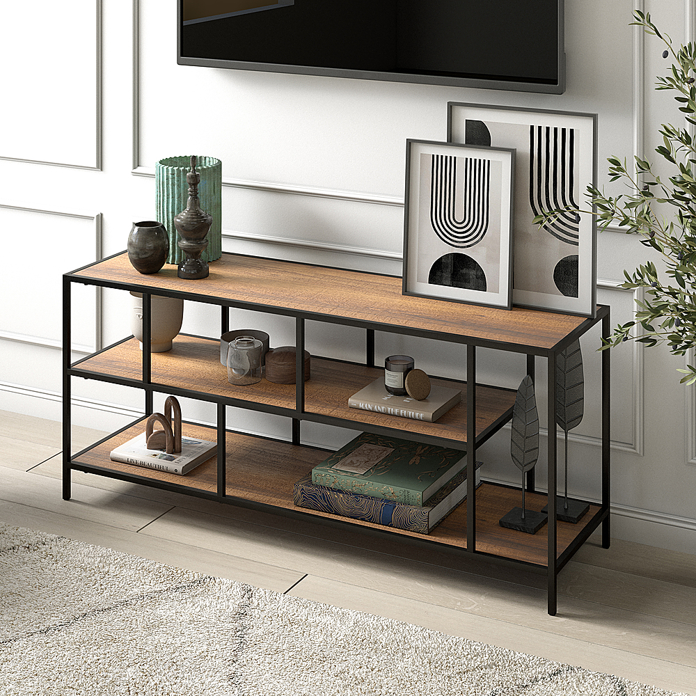Left View: Camden&Wells - Clementine TV Stand for TVs Up to 80" - Gray Oak