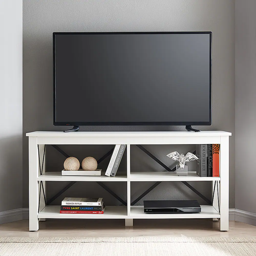 Alt View 33. Henn & Hart - Sawyer TV Stand for TVs up to 55" - White.
