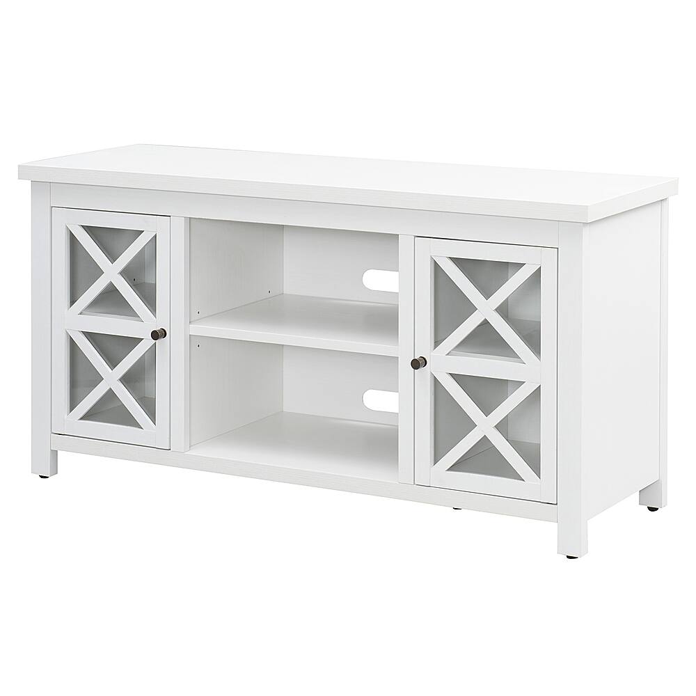 Alt View 13. Hudson&Canal - Colton TV Stand for TVs Up to 55" - White.