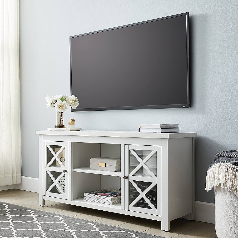 Alt View 35. Hudson&Canal - Colton TV Stand for TVs Up to 55" - White.