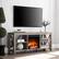 Alt View 35. Camden&Wells - Sawyer Log Fireplace TV Stand for TVs Up to 65" - Gray Oak.