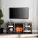 Alt View Zoom 33. Camden&Wells - Sawyer Log Fireplace TV Stand for TVs Up to 65" - Gray Oak.