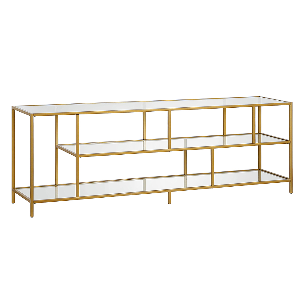 Angle View: Camden&Wells - Winthrop TV Stand for TVs Up to 80" - Brass/Glass