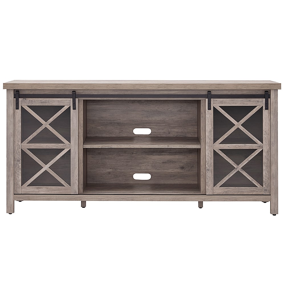 Front. Camden&Wells - Clementine TV Stand for TVs up to 75" - Gray Oak.