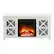 Front. Camden&Wells - Colton Log Fireplace TV Stand for TVs Up to 55" - White.