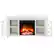 Alt View 14. Camden&Wells - Colton Log Fireplace TV Stand for TVs Up to 55" - White.