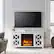 Alt View 3. Camden&Wells - Colton Log Fireplace TV Stand for TVs Up to 55" - White.