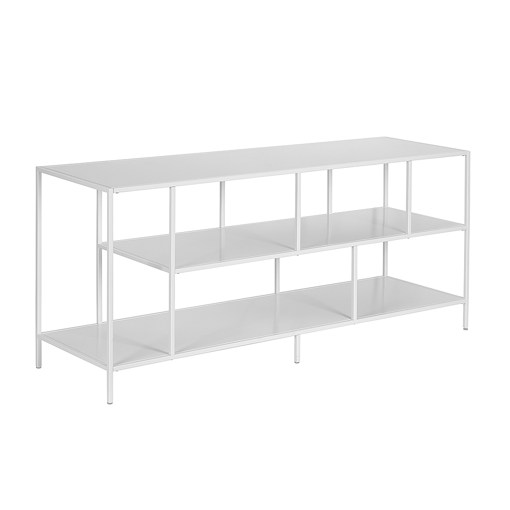 Angle View: Camden&Wells - Winthrop TV Stand for TVs Up to 60" - Matte White/Metal
