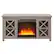 Front. Unbranded - Colton Crystal Fireplace TV Stand for TVs Up to 55" - Gray Oak.
