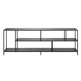 Hudson&Canal - Winthrop TV Stand for TVs up to 75" - Blackened Bronze/Metal