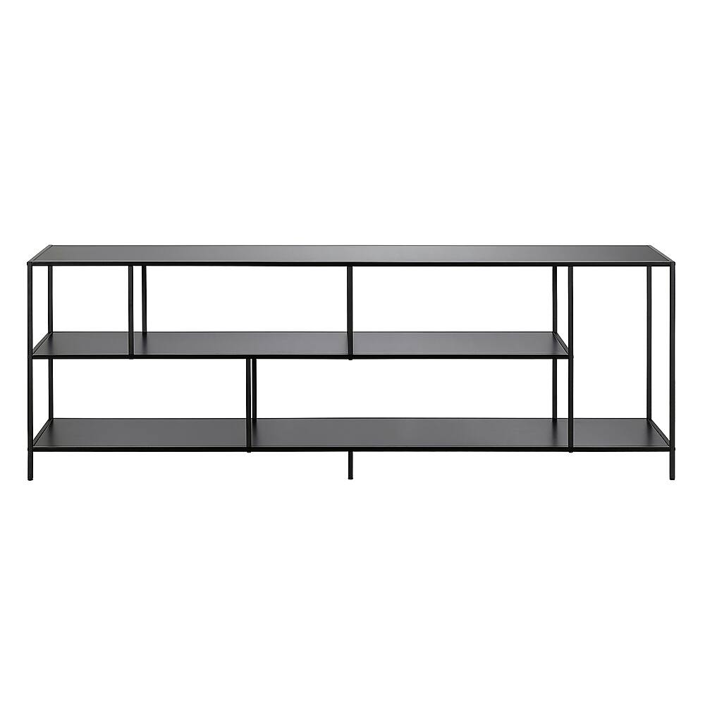 Alt View 14. Hudson&Canal - Winthrop TV Stand for TVs up to 75" - Blackened Bronze/Metal.