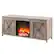 Alt View Zoom 13. Camden&Wells - Granger Log Fireplace TV Stand for TVs Up to 65" - Gray Oak.