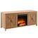 Angle Zoom. Camden&Wells - Granger Log Fireplace TV Stand for TVs Up to 65" - Golden Oak.