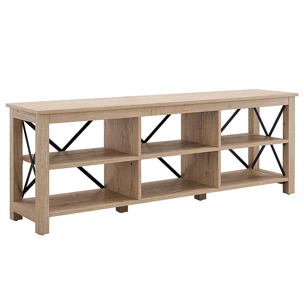 Angle View: Camden&Wells - Sawyer TV Stand for TVs up to 80" - White Oak