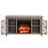 Alt View Zoom 14. Camden&Wells - Colton Log Fireplace TV Stand for TVs Up to 55" - Gray Oak.