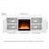Alt View 11. Camden&Wells - Granger Crystal Fireplace TV Stand for TVs Up to 65" - White.