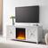 Alt View 35. Camden&Wells - Granger Crystal Fireplace TV Stand for TVs Up to 65" - White.