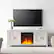 Alt View 33. Camden&Wells - Granger Crystal Fireplace TV Stand for TVs Up to 65" - White.