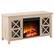Angle. Camden&Wells - Colton Log Fireplace TV Stand for TVs Up to 55" - White Oak.