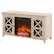 Alt View 13. Camden&Wells - Colton Log Fireplace TV Stand for TVs Up to 55" - White Oak.