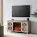 Alt View 35. Camden&Wells - Colton Log Fireplace TV Stand for TVs Up to 55" - White Oak.