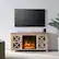 Alt View 33. Camden&Wells - Colton Log Fireplace TV Stand for TVs Up to 55" - White Oak.