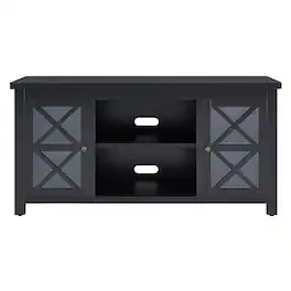 Hudson&Canal - Colton TV Stand for TVs Up to 55" - Black Grain