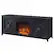 Alt View Zoom 13. Camden&Wells - Granger Log Fireplace TV Stand for TVs Up to 65" - Black Grain.