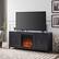 Alt View Zoom 16. Camden&Wells - Granger Log Fireplace TV Stand for TVs Up to 65" - Black Grain.