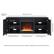 Alt View 11. Camden&Wells - Granger Crystal Fireplace TV Stand for TVs Up to 65" - Black Grain.