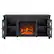 Alt View 14. Henn & Hart - Colton Log Fireplace TV Stand for TVs Up to 55" - Black Grain.