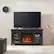 Alt View 33. Henn & Hart - Colton Log Fireplace TV Stand for TVs Up to 55" - Black Grain.