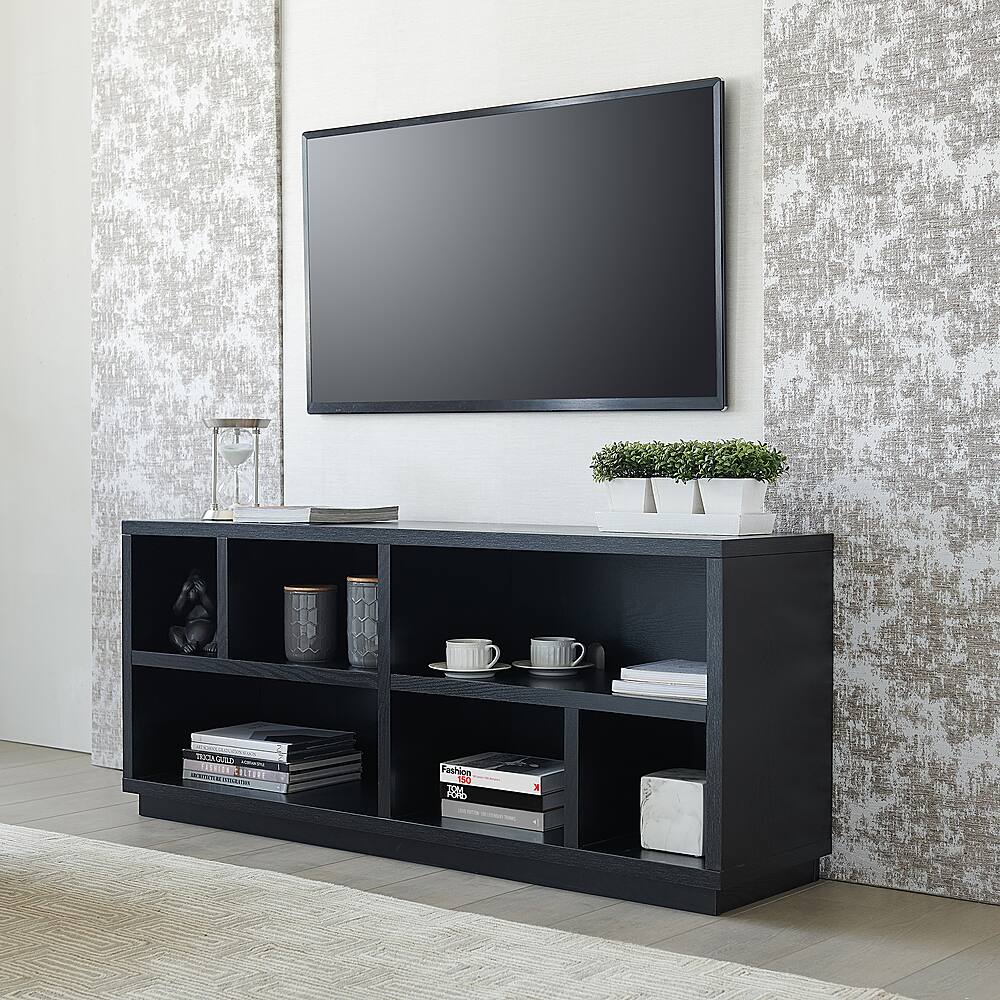 Alt View 2. Camden&Wells - Bowman TV Stand for TVs Up to 65" - Black Grain.