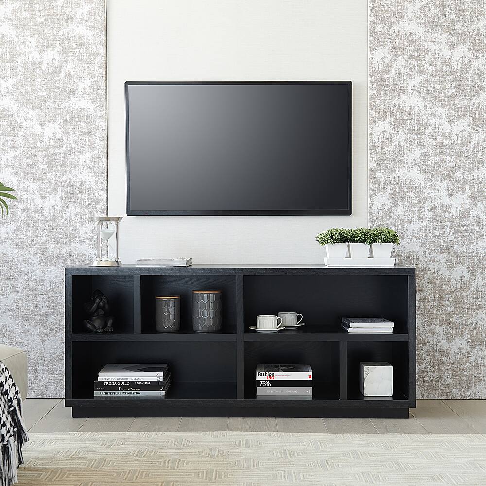 Alt View 3. Camden&Wells - Bowman TV Stand for TVs Up to 65" - Black Grain.