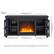 Alt View 11. Henn & Hart - Colton Crystal Fireplace TV Stand for TVs Up to 55" - Black Grain.