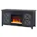 Alt View 13. Henn & Hart - Colton Crystal Fireplace TV Stand for TVs Up to 55" - Black Grain.