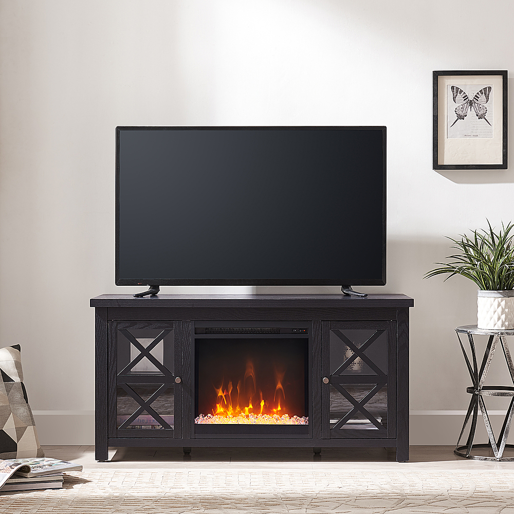 Camden&Wells Colton Crystal Fireplace TV Stand for TVs Up to 55
