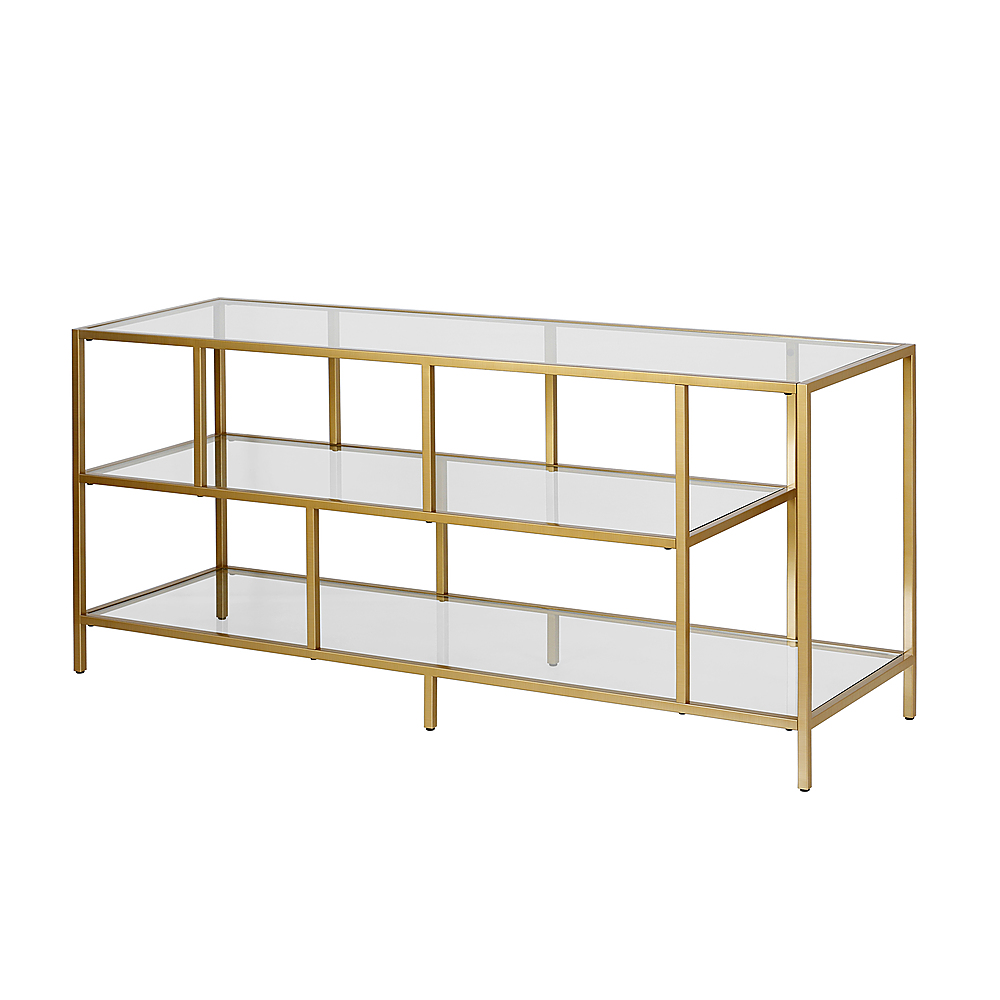 Angle View: Camden&Wells - Winthrop TV Stand for TVs Up to 60" - Brass/Glass