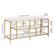 Alt View 11. Hudson&Canal - Winthrop TV Stand for TVs Up to 60" - Brass/Glass.