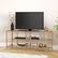 Alt View 13. Hudson&Canal - Winthrop TV Stand for TVs Up to 60" - Brass/Glass.
