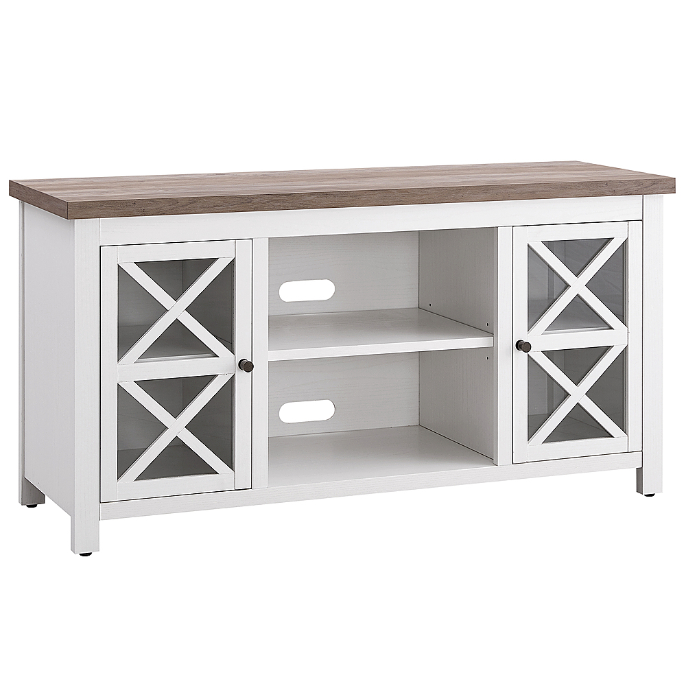 Angle View: Camden&Wells - Colton TV Stand for TVs Up to 55" - White/Gray Oak